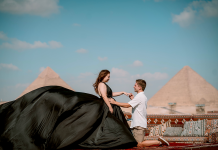 Proposal at the Pyramids